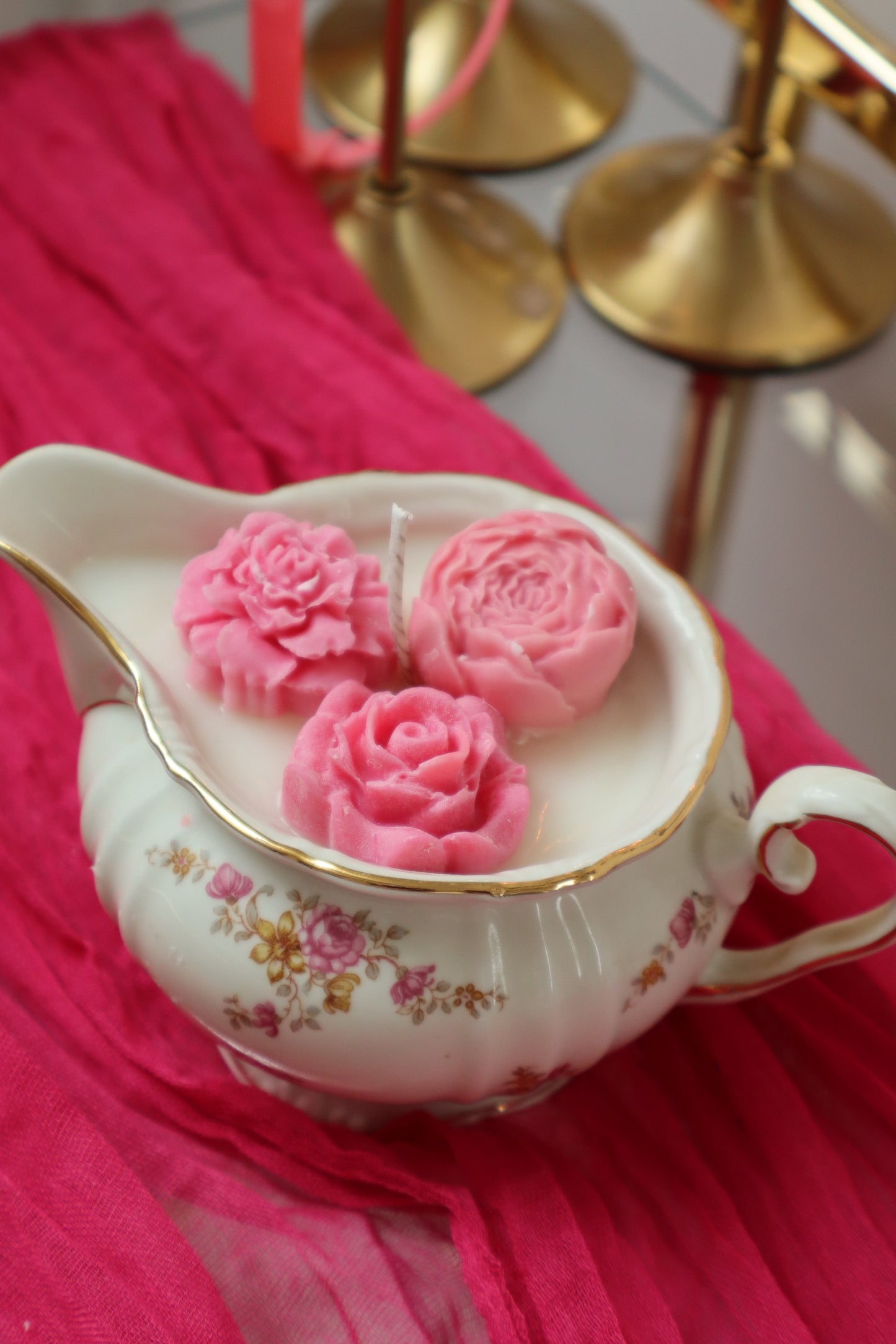 Vintage Rose Kaars