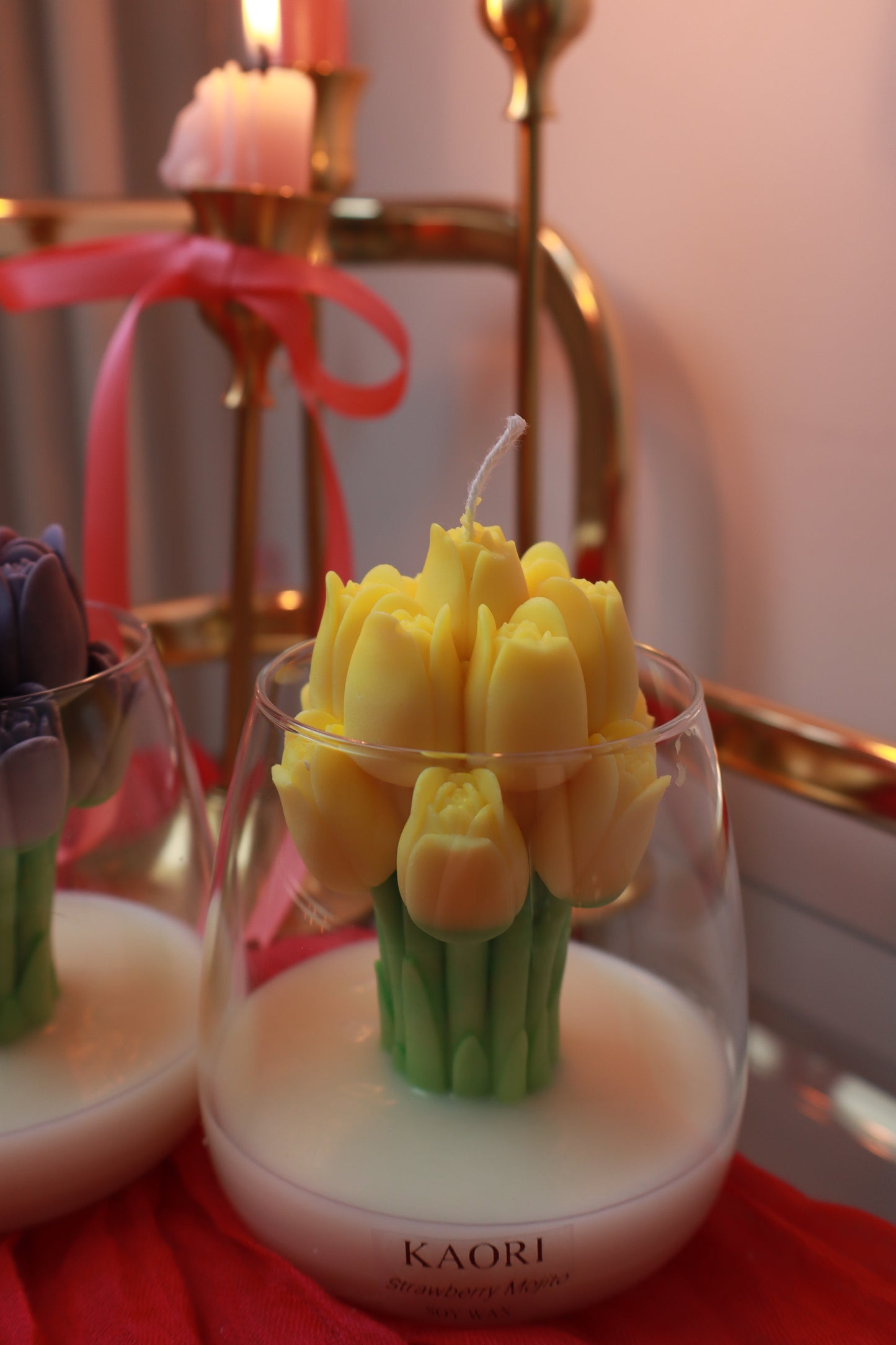 Bunch Of Tulips Kaars