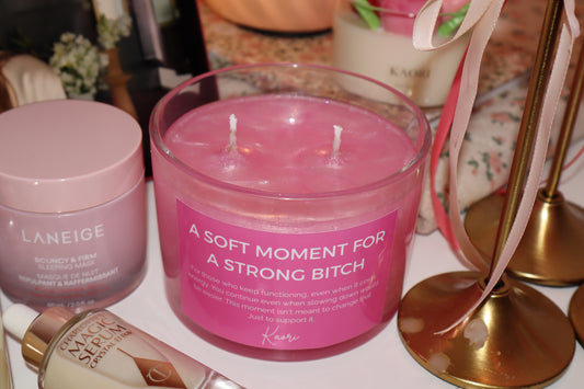 A soft moment for a strong bitch