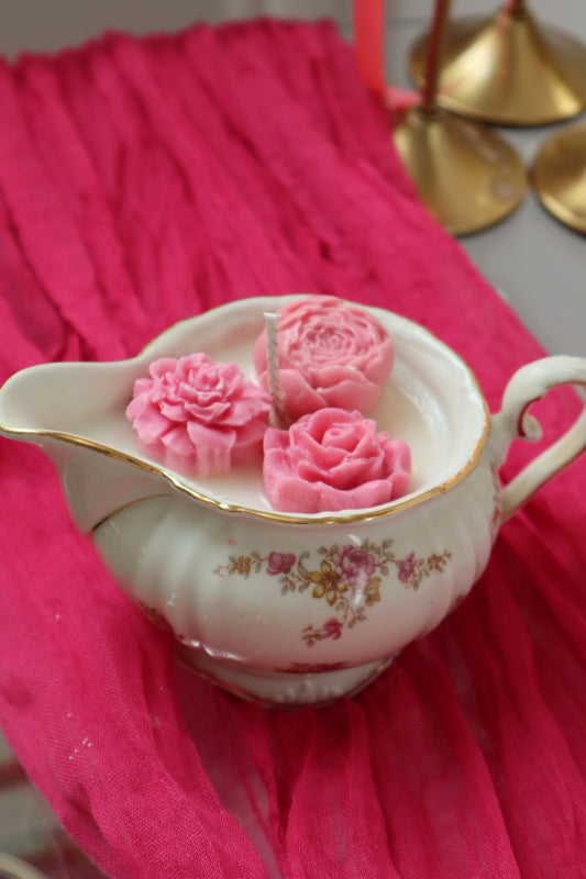 Vintage Rose Kaars