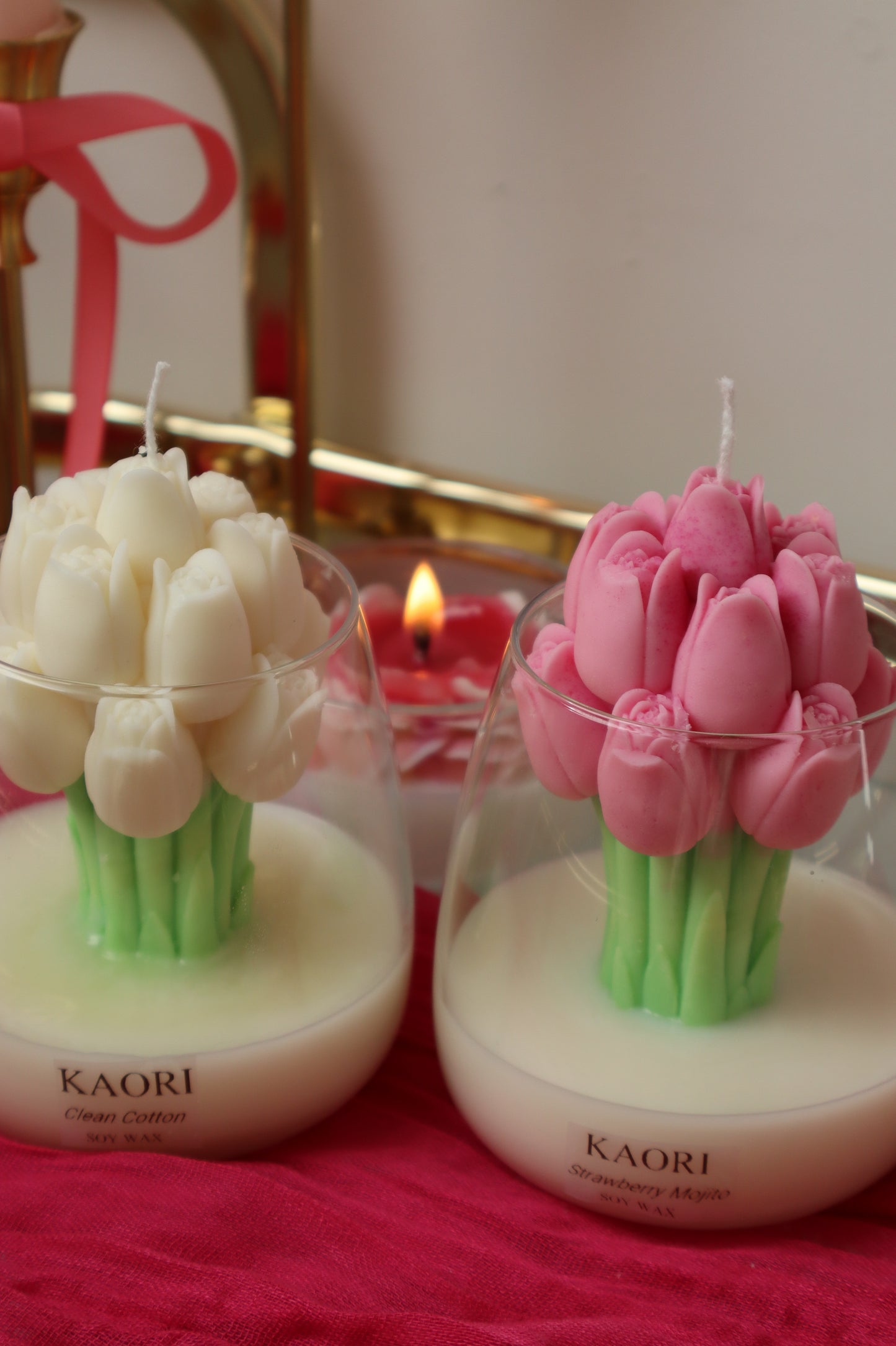 Bunch Of Tulips Kaars