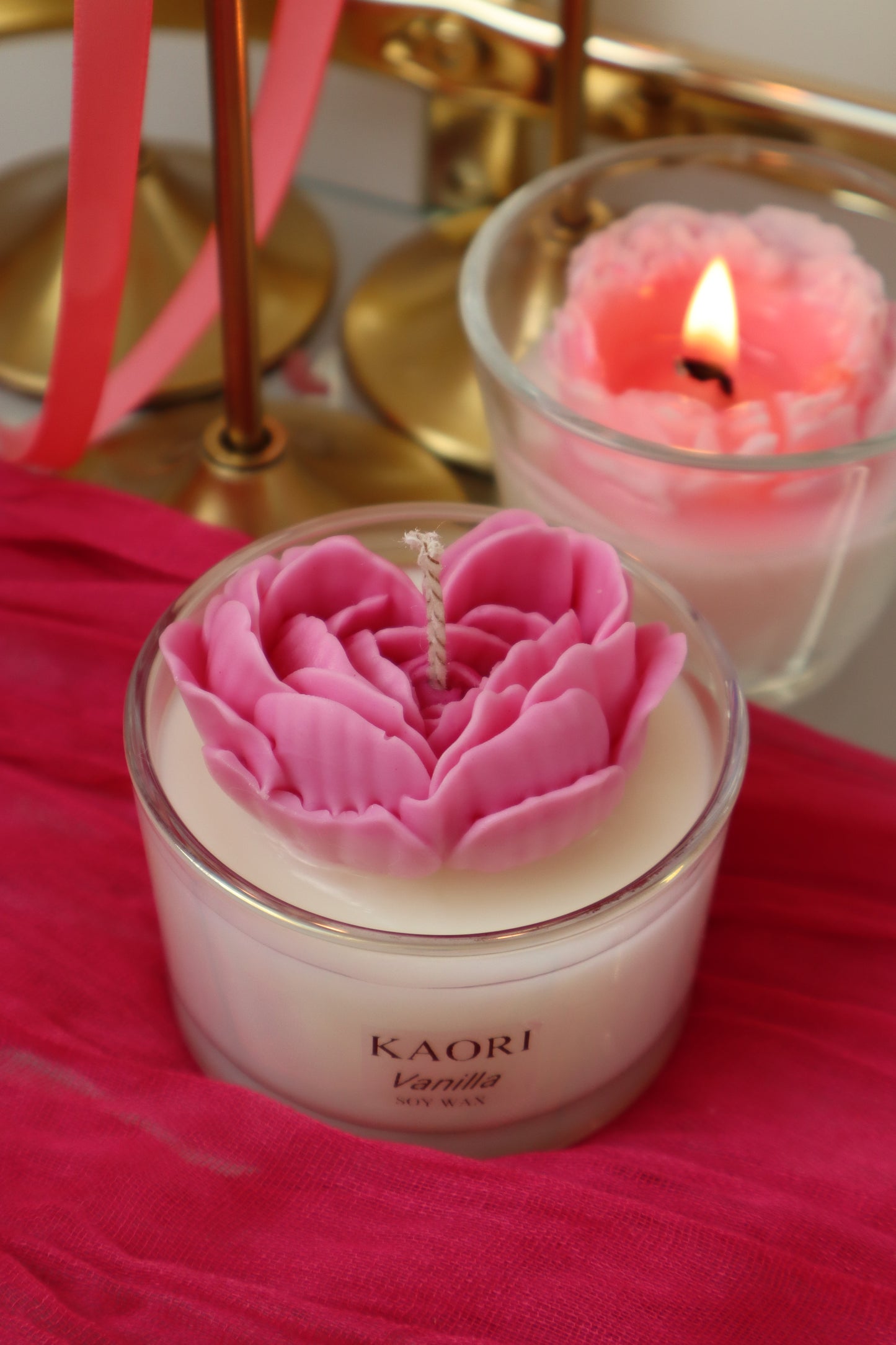 Flower Heart Kaars